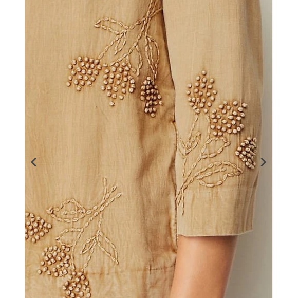 - J Jill Pure Jill Hand-Embroidered Jacket NWT L - Picture 4 of 9